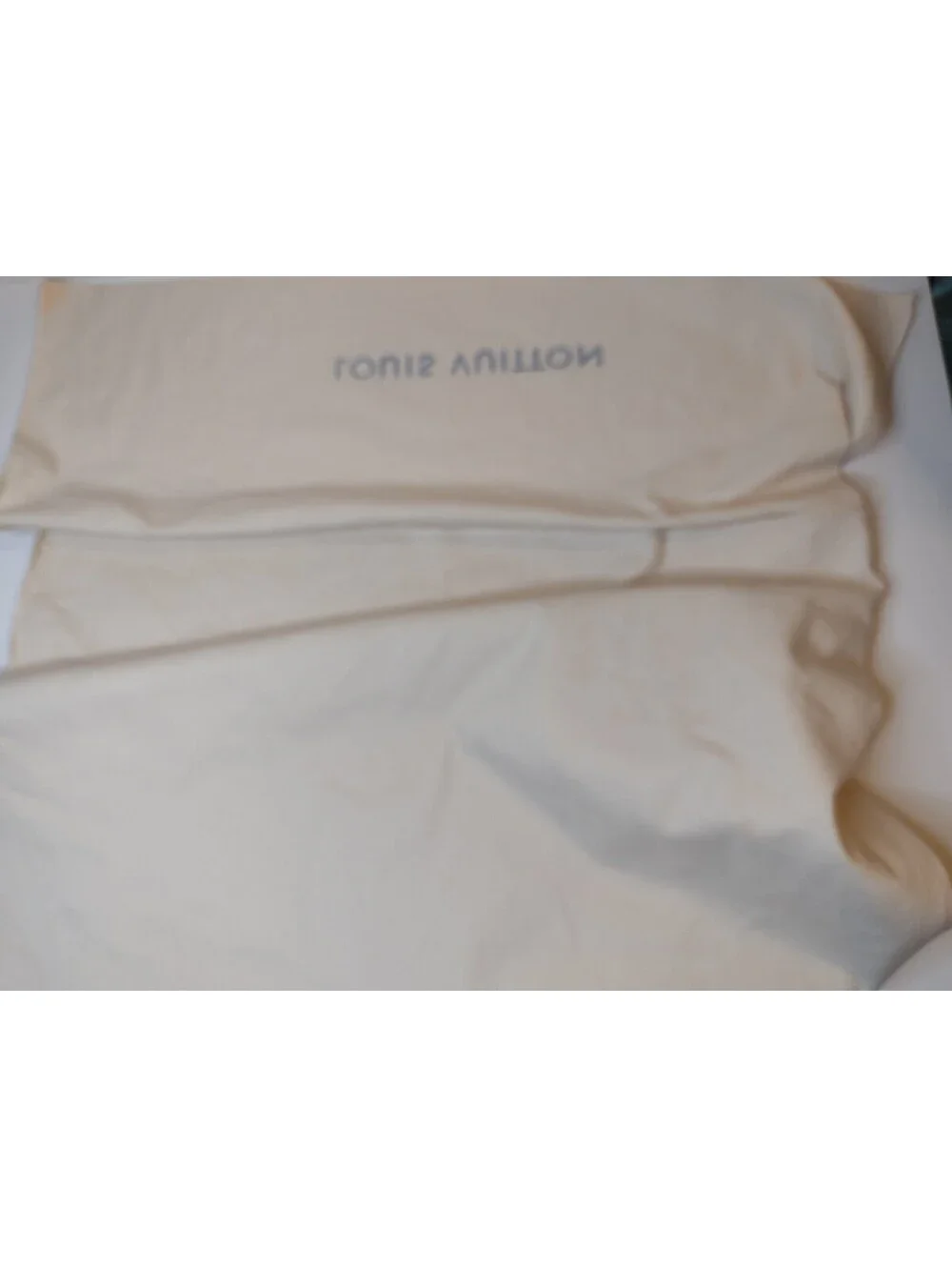 Louis Vuitton Large Cotton Canvas Dust Bag 18x24 Storage Cover Travel Luxury